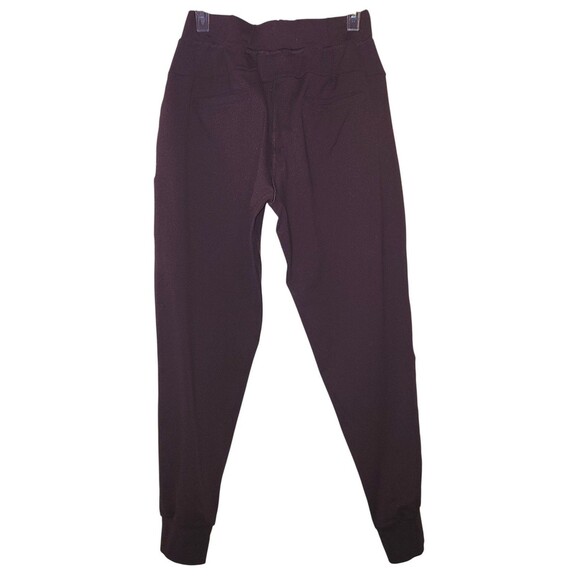 Alphalete Premium V2 Athleisure Gym Brat Track Star Joggers Burgundy Size Large - Picture 5 of 5